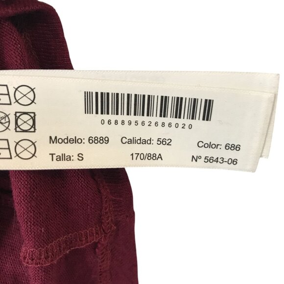 Massimo Dutti Deep Red Linen Womens Tank Top S - Picture 4 of 12